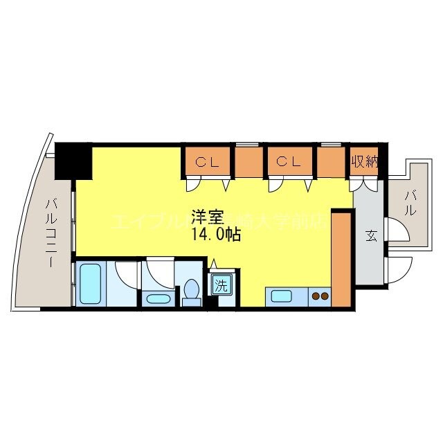 間取り図 ベガ岩屋ツインタワー