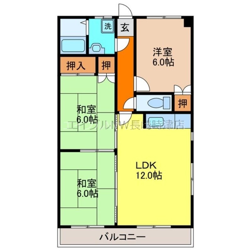 間取り図 ロワールハイツ