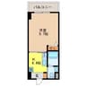 レジュイール花丘 1Kの間取り