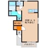 フィオーレ 1Rの間取り
