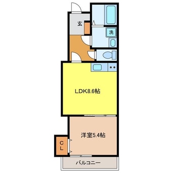 間取図 長崎市電３系統<長崎電気軌道>/蛍茶屋駅 徒歩19分 1階 築2年