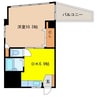 Ks平野町 1DKの間取り