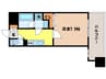 ABITI浜町 1Kの間取り