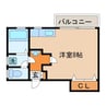 ひまわり九番館 1Rの間取り