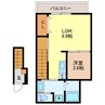 Residence時津East 1LDKの間取り