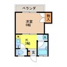 プチシーガル 1Kの間取り
