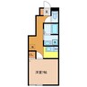 Residence田中町 1Kの間取り