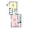 シャーメゾン ウィルマ 1LDKの間取り