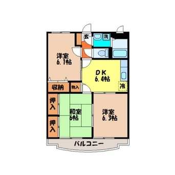 間取図 柳原マンションⅡ