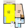 長崎本線/道ノ尾駅 徒歩15分 2階 築24年 1LDKの間取り