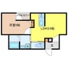 Gran Suite Okamachi 1LDKの間取り