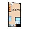 メゾンド橋口 1Rの間取り