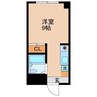 メゾンド橋口 1Rの間取り