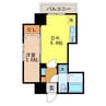 アミティ活水 1DKの間取り