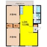 グラン・メゾン界 2LDKの間取り