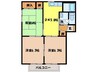 フォーレス藤 3DKの間取り