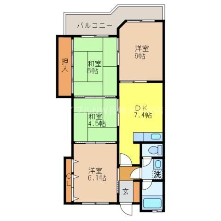 間取図 エトワール泉