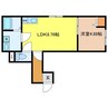 Gran Suite Motoomachi 1LDKの間取り