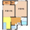 長崎市電１系統<長崎電気軌道>/崇福寺駅 徒歩18分 1階 築45年 2Kの間取り