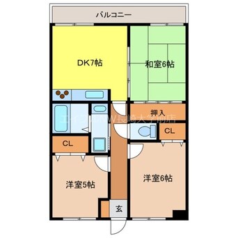 間取図 リバー山王