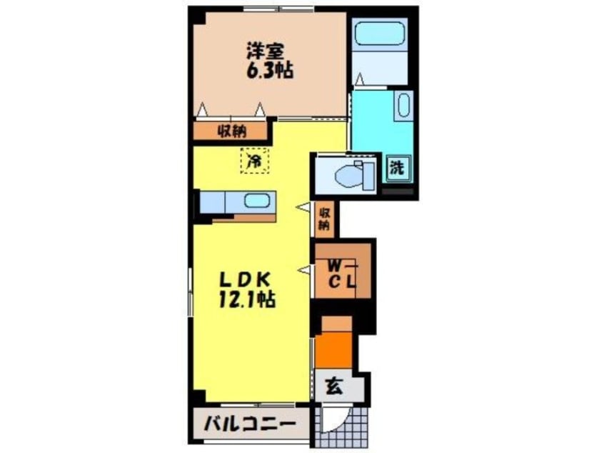間取図 ボンヌール雅