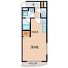 モンパルト万屋 1Kの間取り