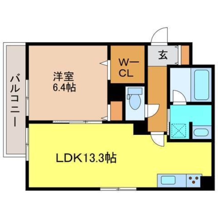 間取図 ヴィラウィステリア田上