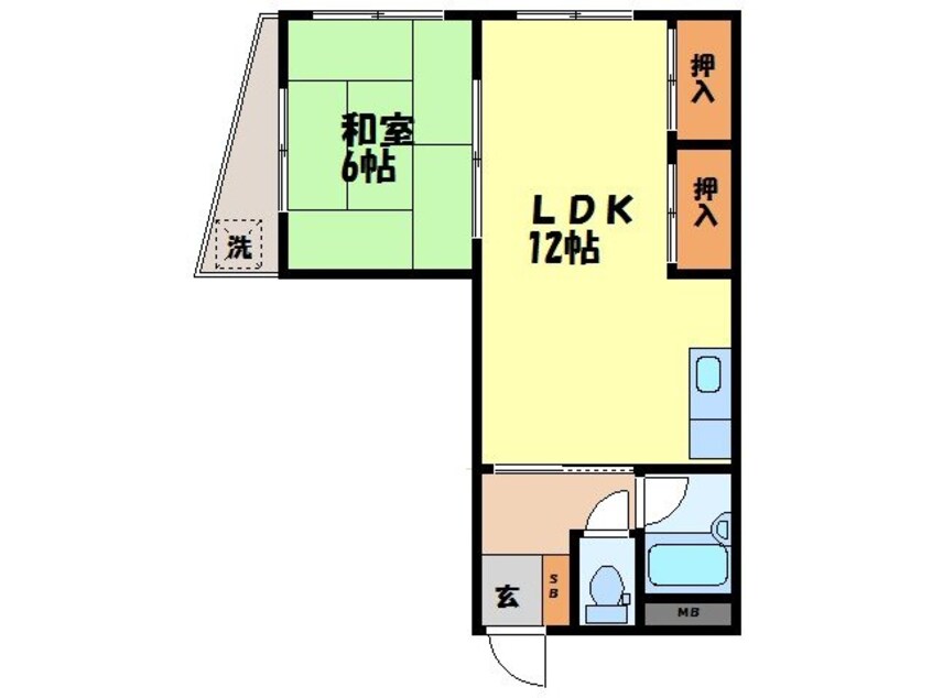 間取図 グランドリー山田