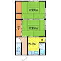 辻郷アパートの間取図