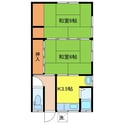 辻郷アパートの間取図
