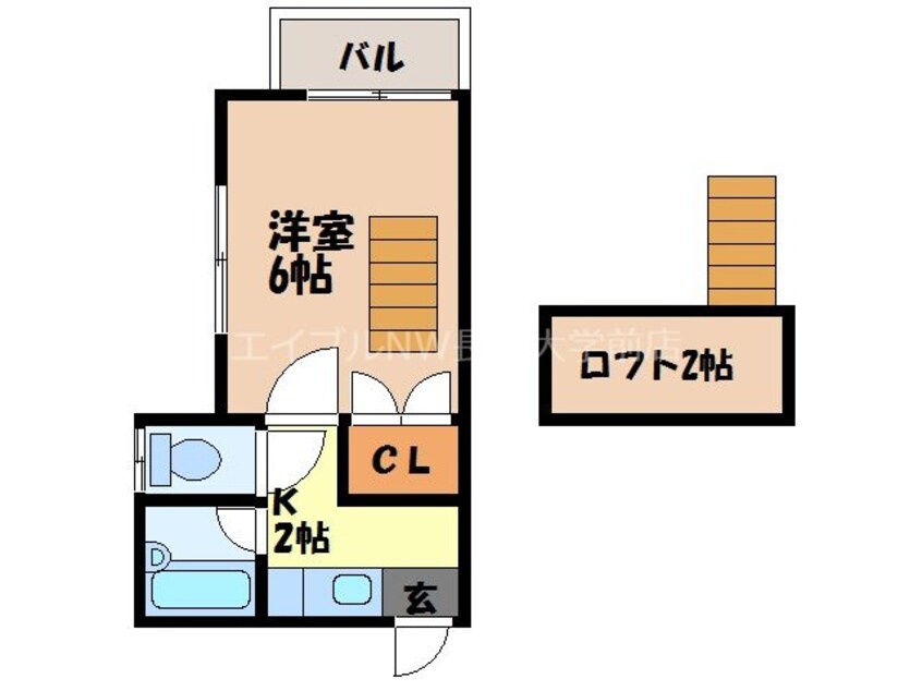 間取図 サンパール三原 Ａ棟