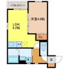 Residence戸石 1LDKの間取り