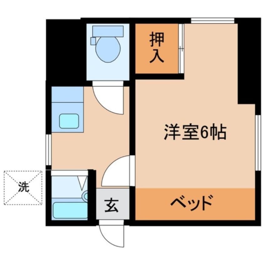 間取図 長崎本線/道ノ尾駅 車移動　17分8km 1階 築33年