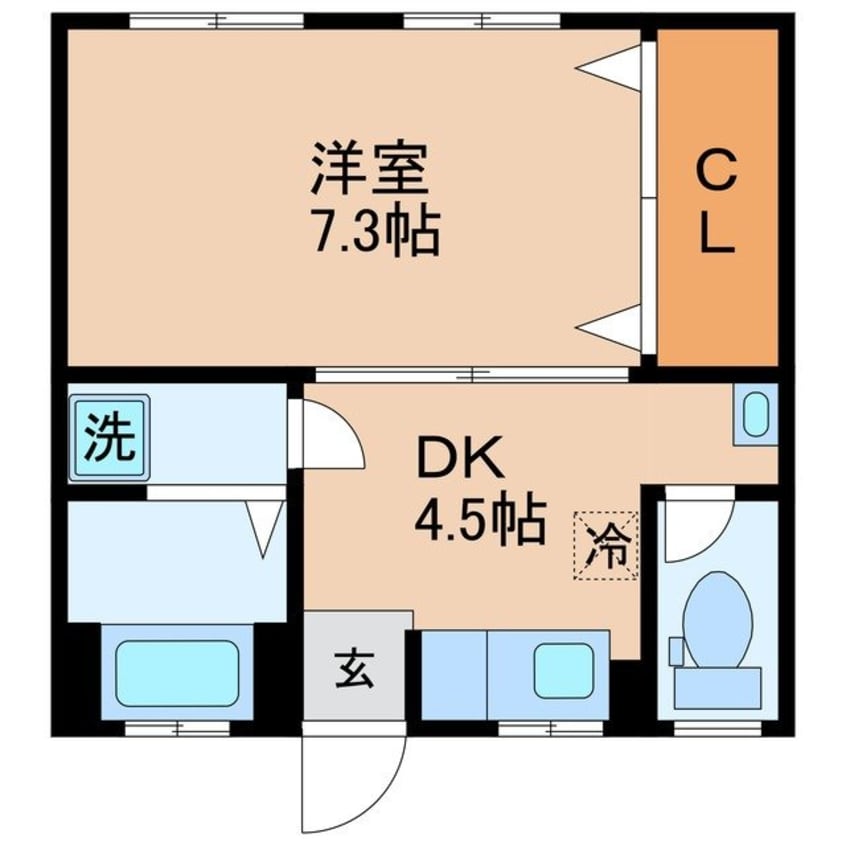 間取図 鳥辺ビル