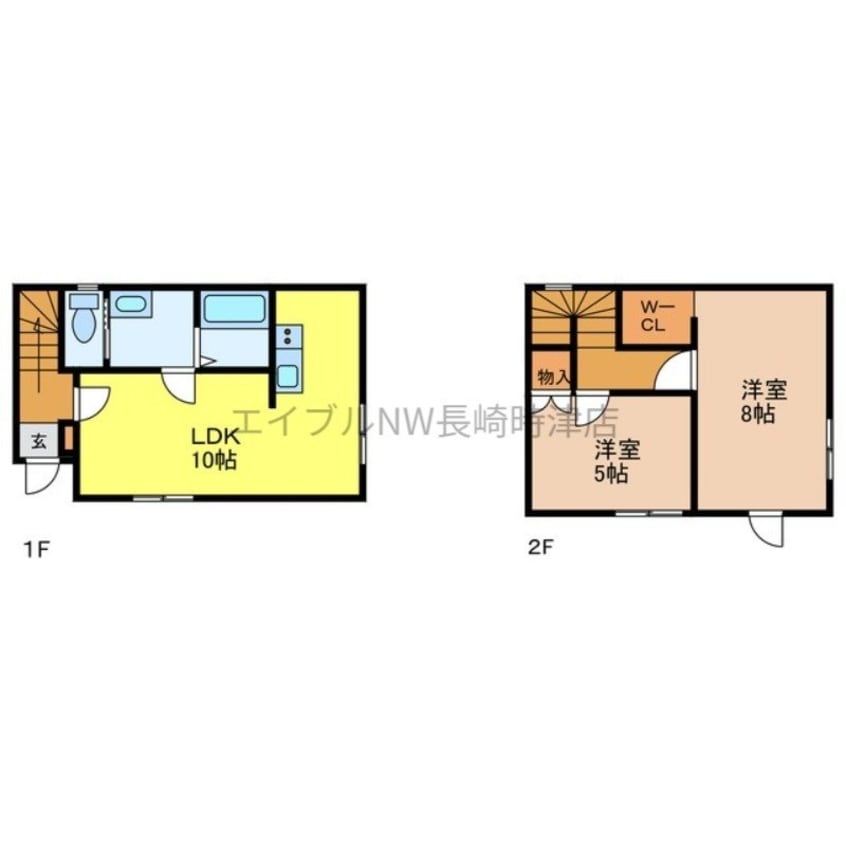 間取図 長崎本線/高田駅 徒歩31分 1階 1年未満