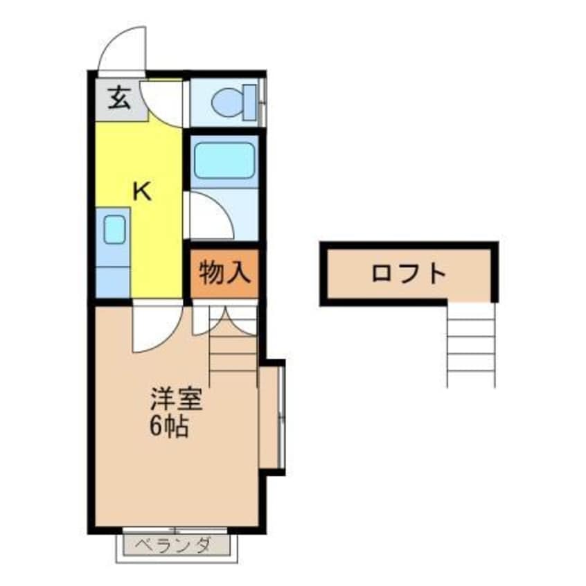 間取図 GINZA R 東長崎