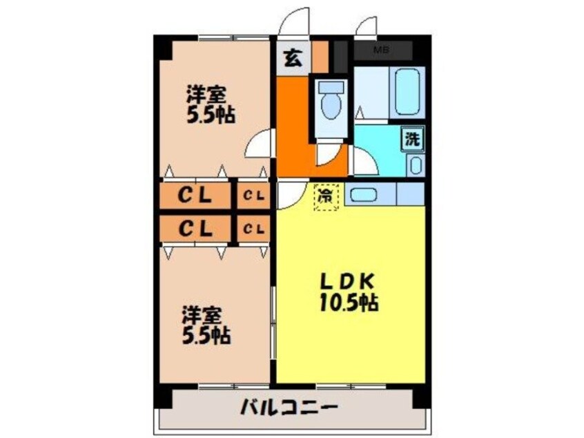 間取図 アーブルセゾン