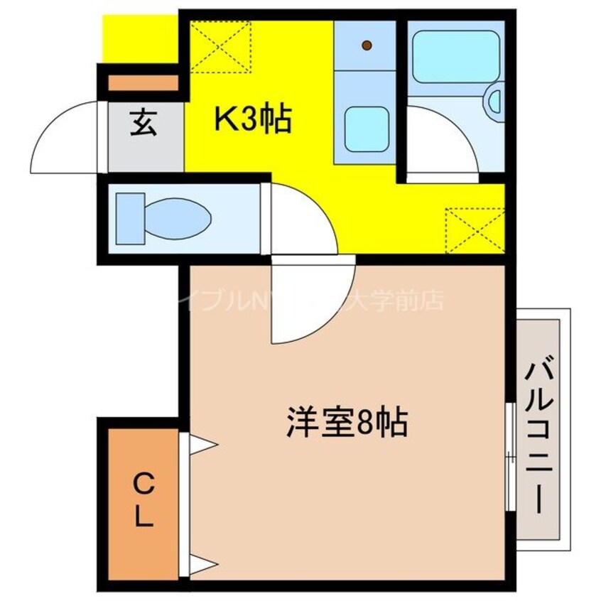 間取図 モン・ルポ岩永