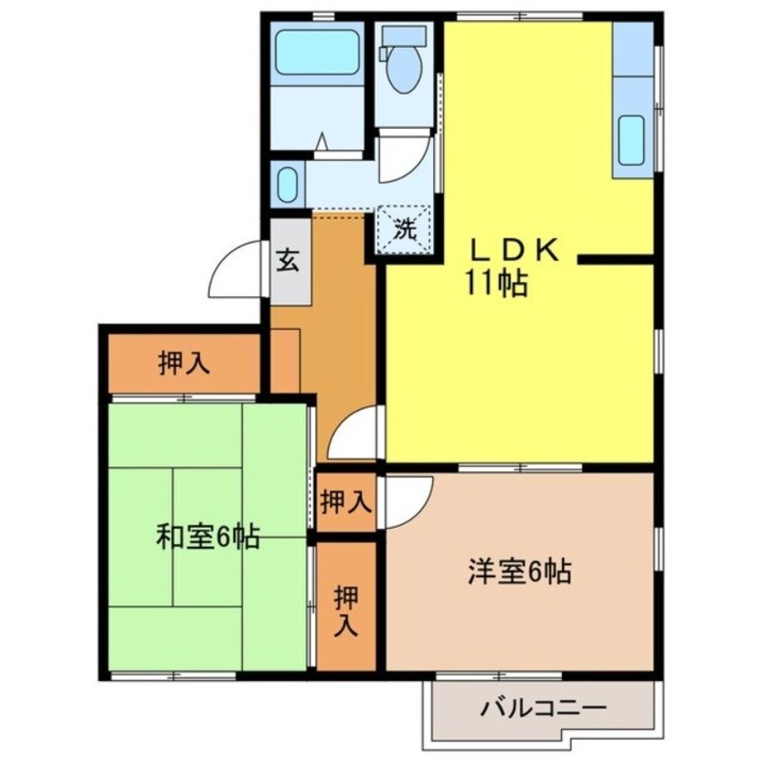 間取図 パークサイドハウス88 C棟