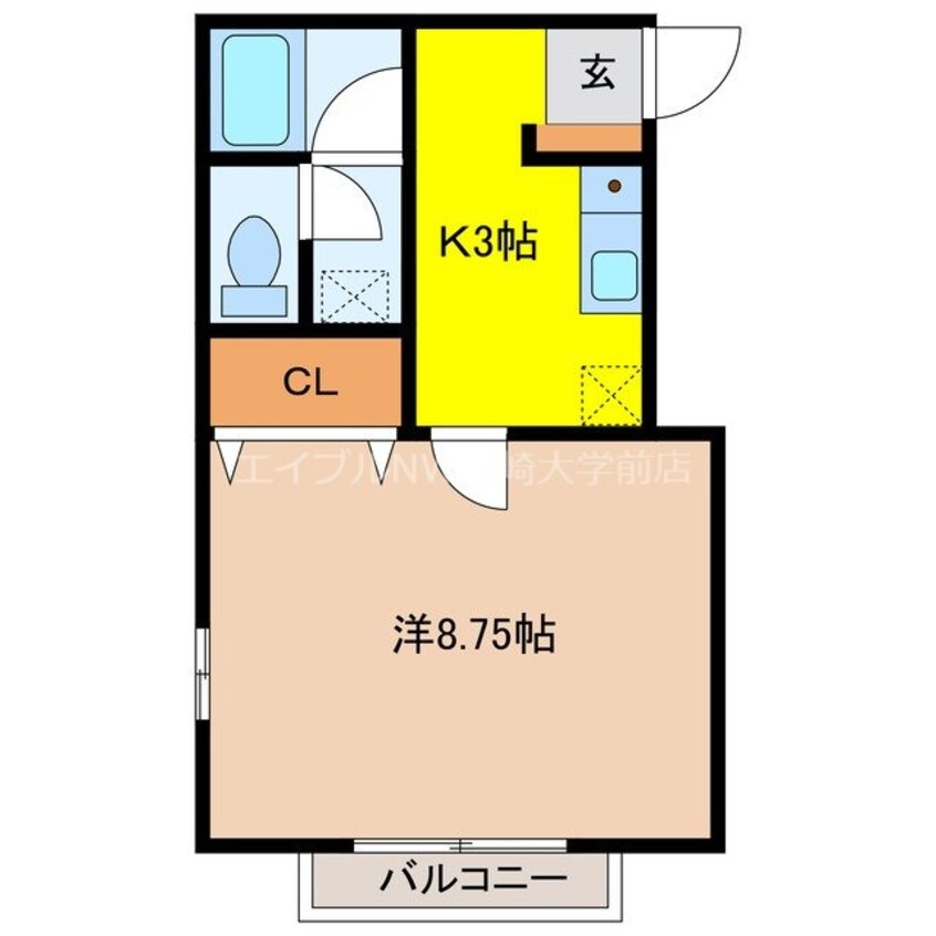 間取図 モン・ルポITO