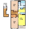 ブリーズ 2LDKの間取り