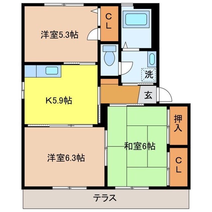 間取図 バリュージュ