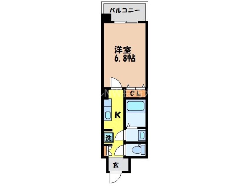 間取図 グランアズール浦上