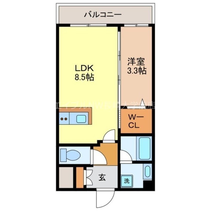 間取図 デ・クメール滑石