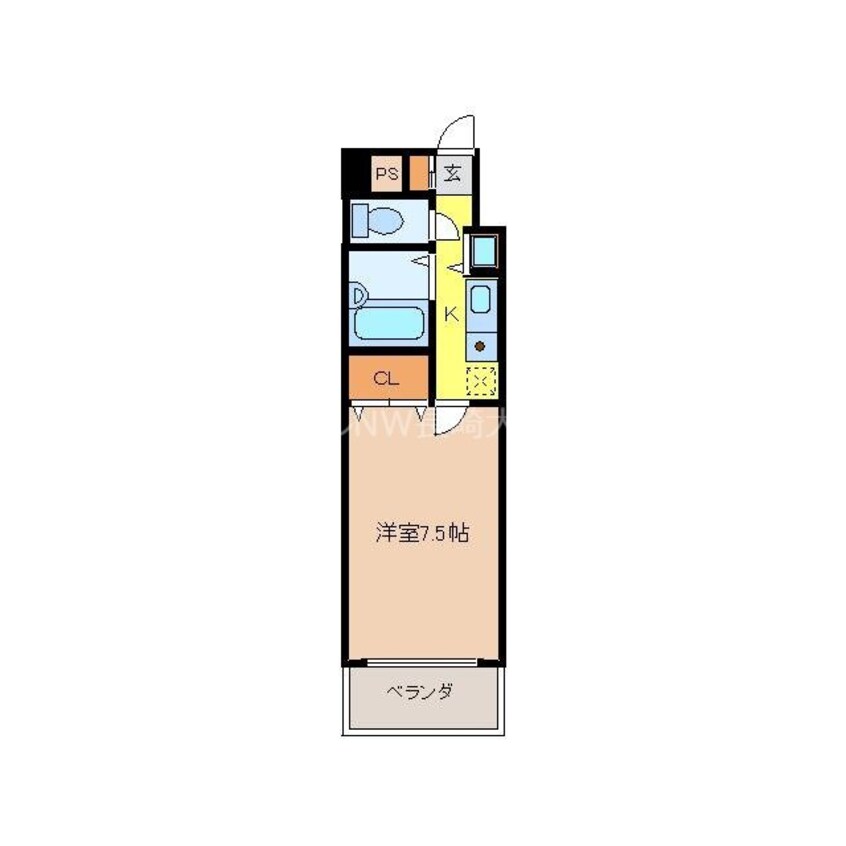 間取図 フォーレ諏訪参道