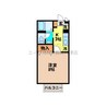 まなび野壱番館 1Kの間取り