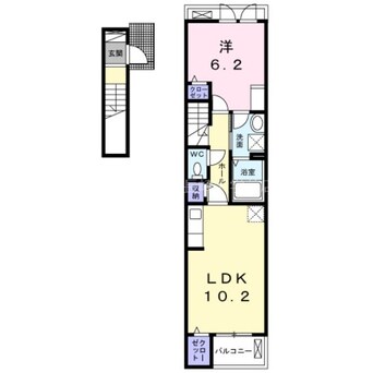 間取図 スカイ　フラワー