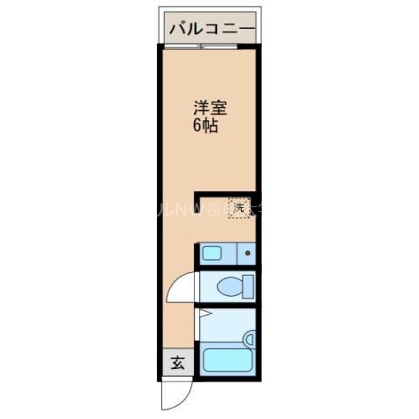 間取図 フォルテ稲佐