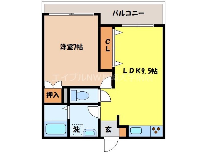 間取図 ガーデンパーク金屋町