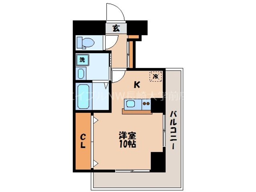 間取図 レジデンス筑後